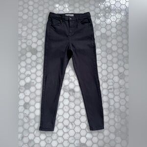 Top Shop Jamie Skinny Black Jeans Women’s Mid Rise Stretch Denim NWOT